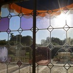 view from loggia to gardens