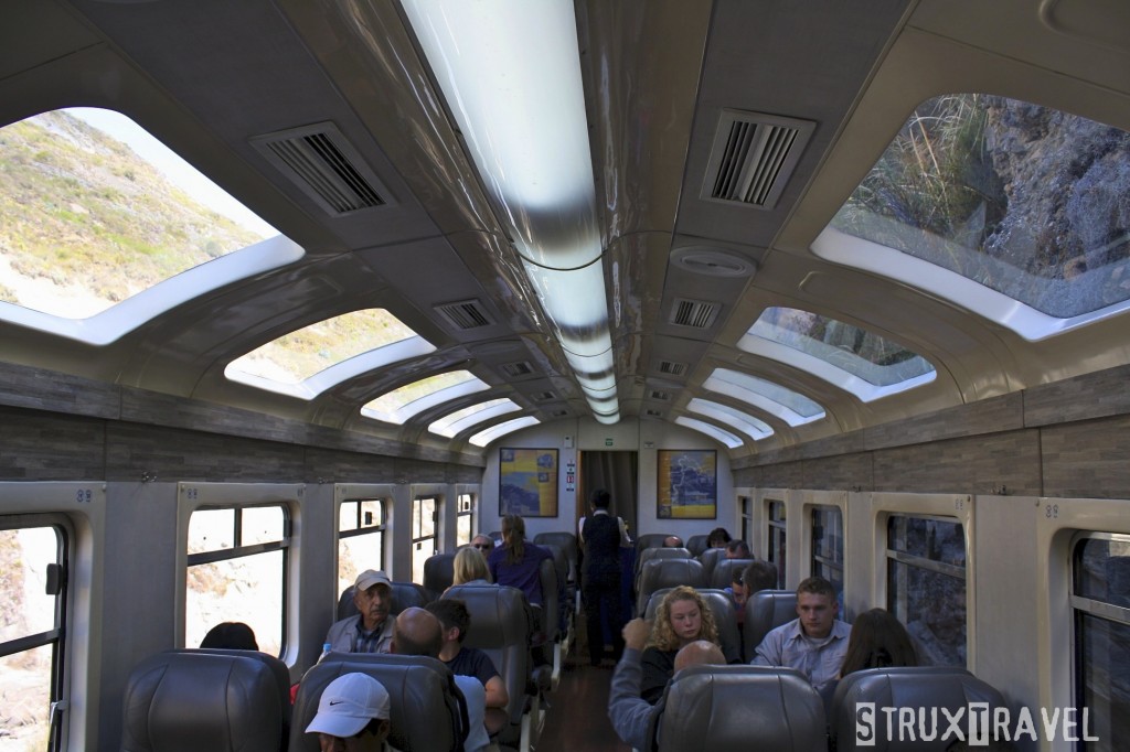 Vistadome interior