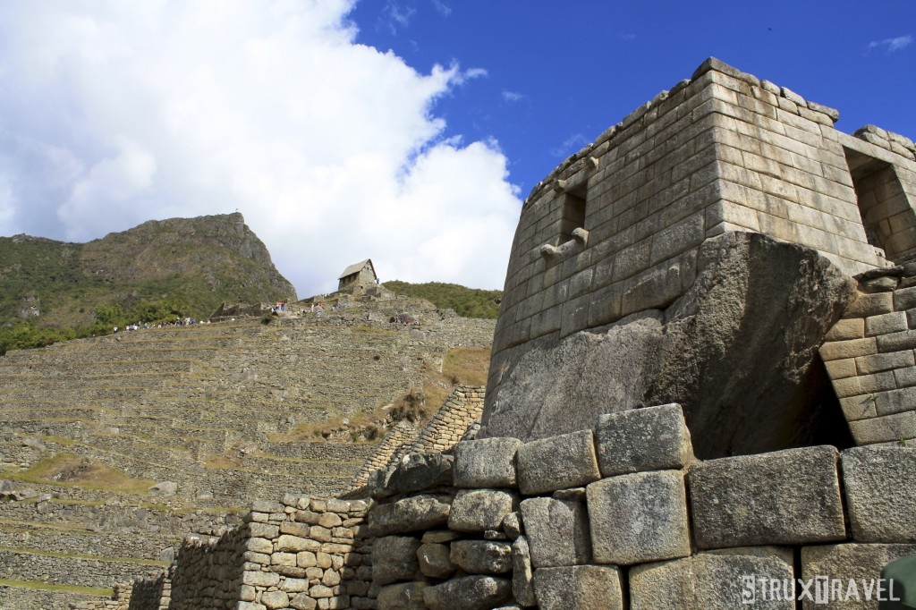 temple of the sun from below