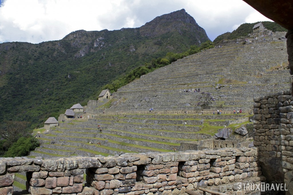 terrace and mountain view